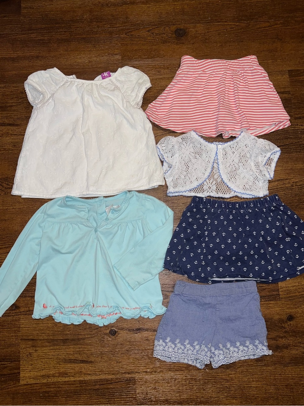 Toddler Assorted Clothing Bundle Tops Bottoms Colorful Various Brands Size 2T 3T